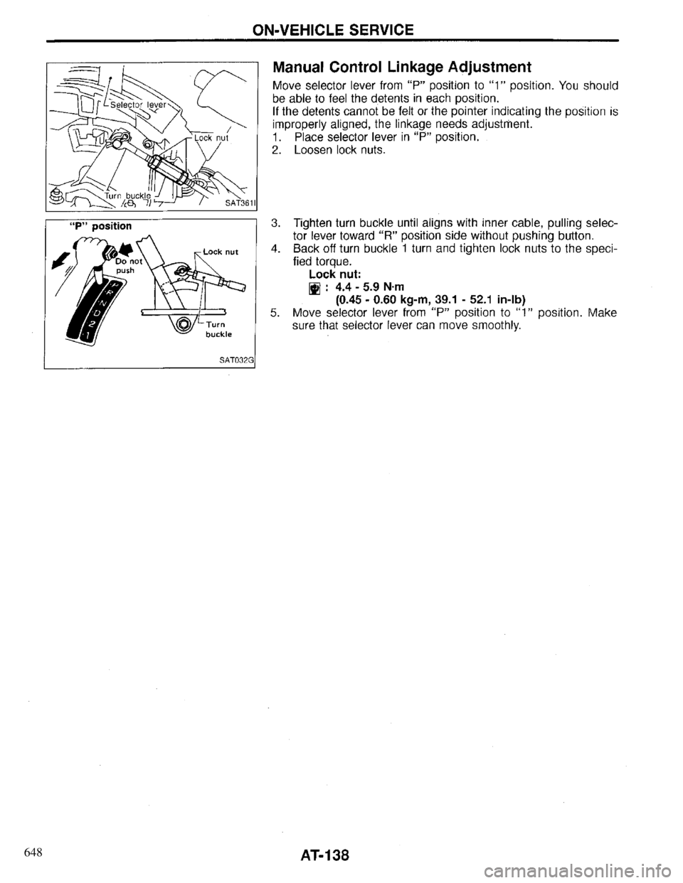 INFINITI QX4 1997  Factory Service Manual 648 