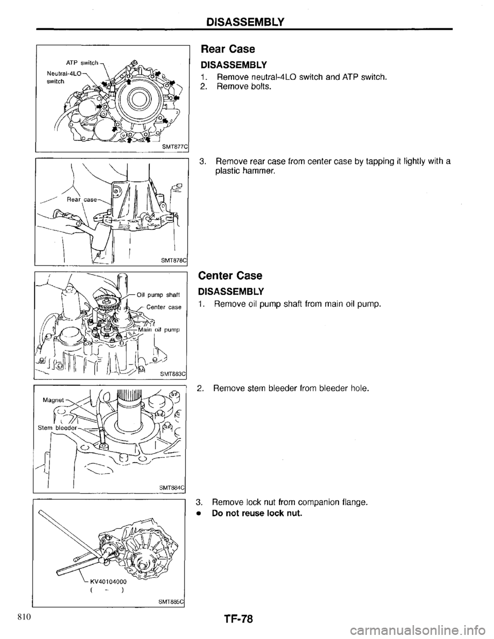 INFINITI QX4 1997  Factory Service Manual 810 