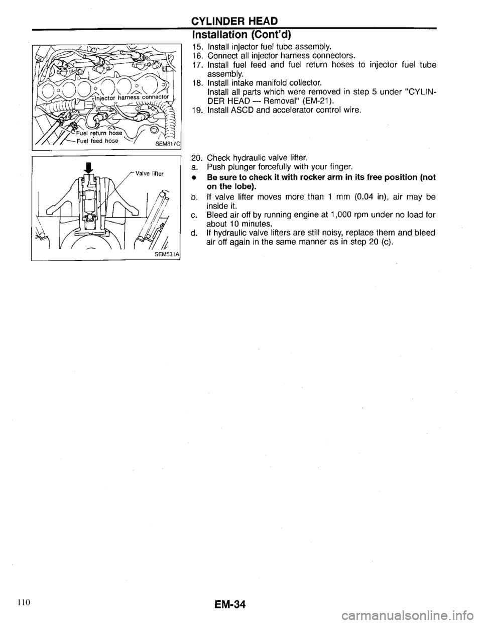 INFINITI QX4 1997  Factory Service Manual 110 