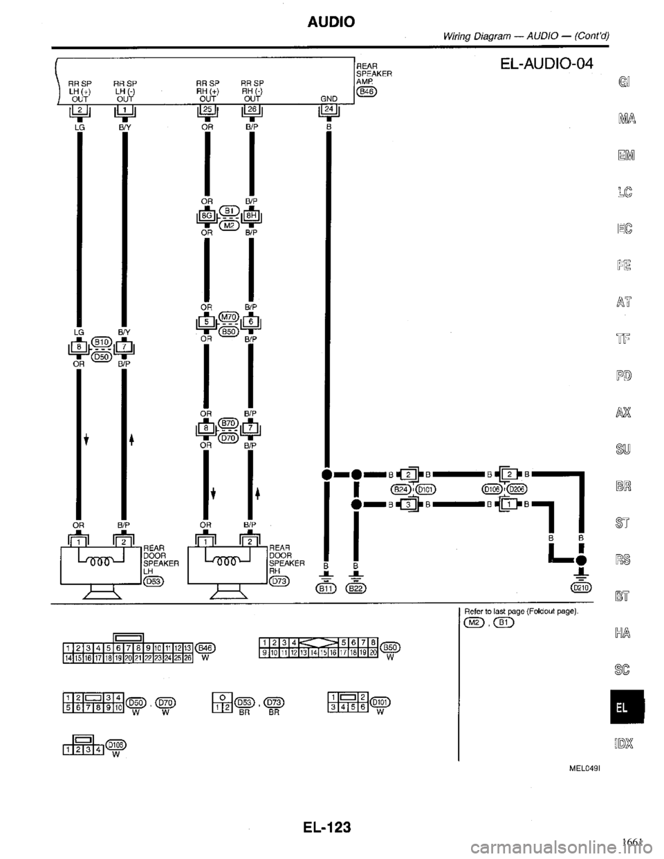 INFINITI QX4 1998  Factory Service Manual 1661 