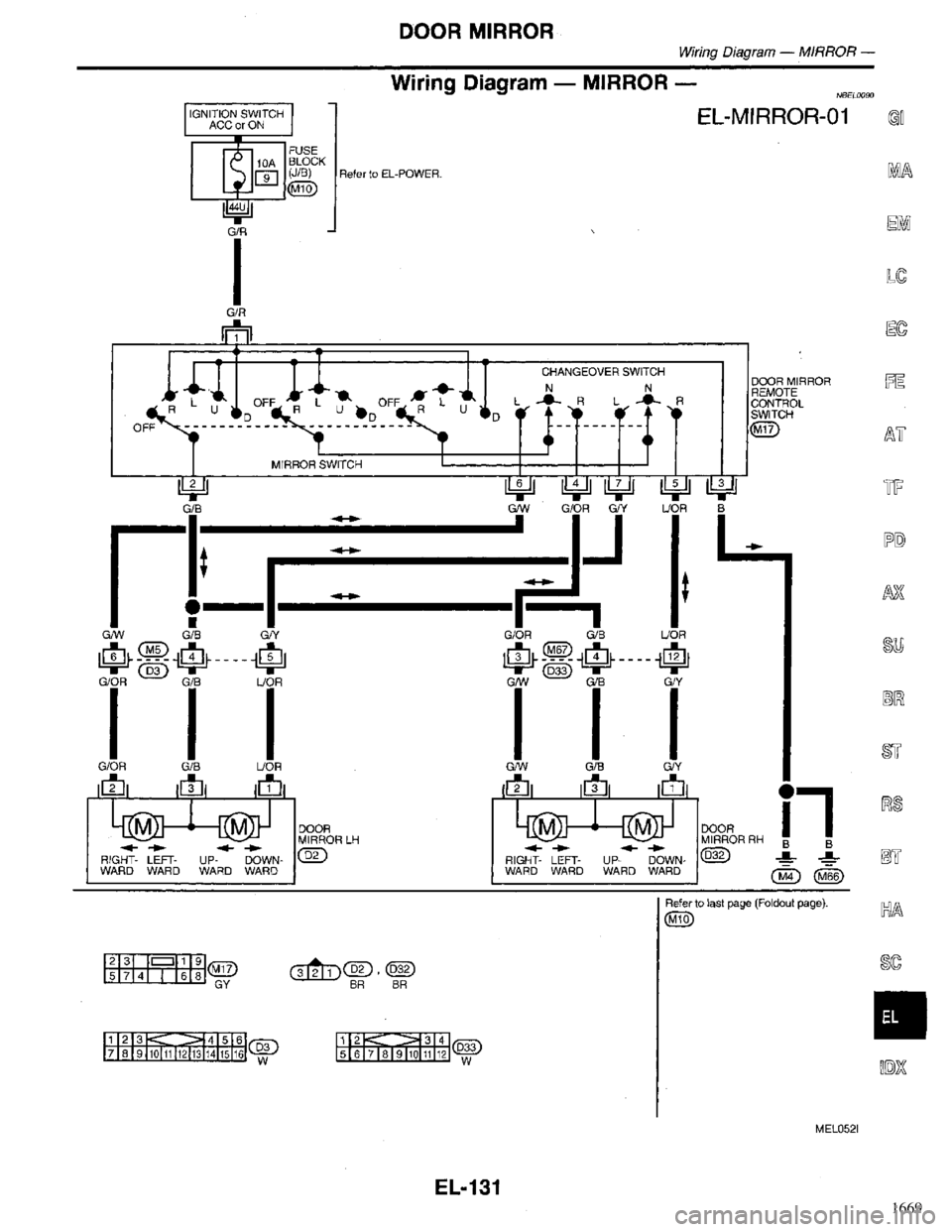 INFINITI QX4 1998  Factory Service Manual 1669 
