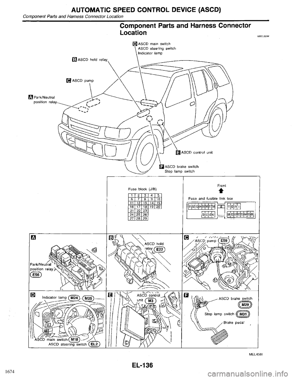 INFINITI QX4 1998  Factory Service Manual 1674 