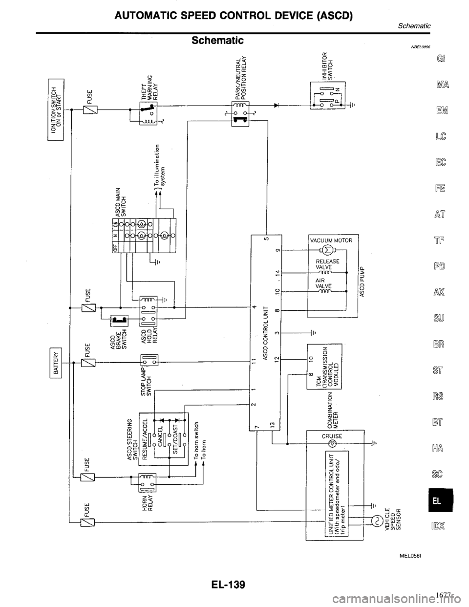 INFINITI QX4 1998  Factory Service Manual 1677 