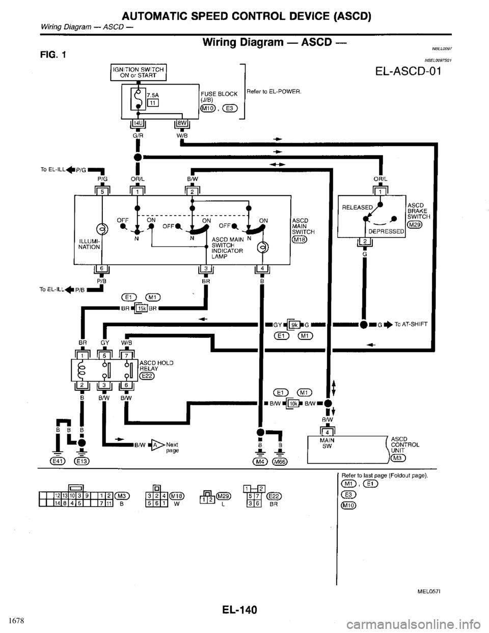 INFINITI QX4 1998  Factory Service Manual 1678 