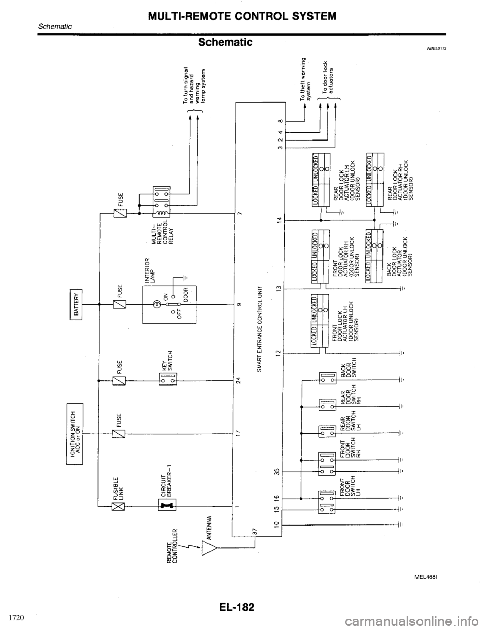 INFINITI QX4 1998  Factory Service Manual 1720 