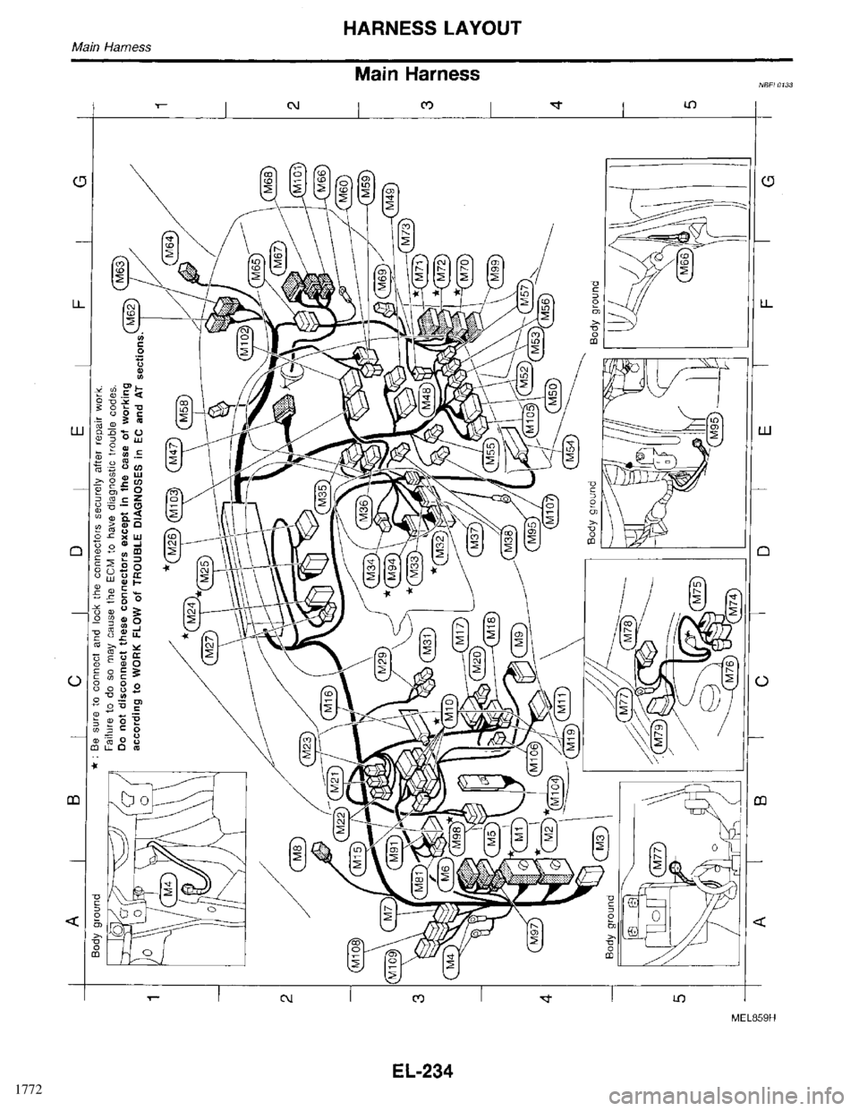 INFINITI QX4 1998  Factory Service Manual 1772 
