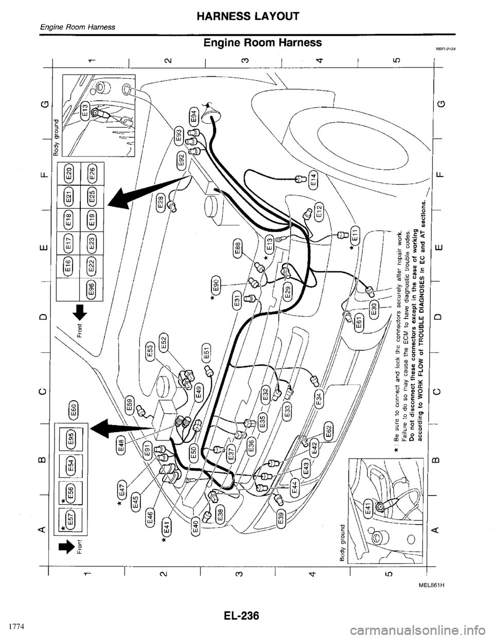 INFINITI QX4 1998  Factory Service Manual 1774 