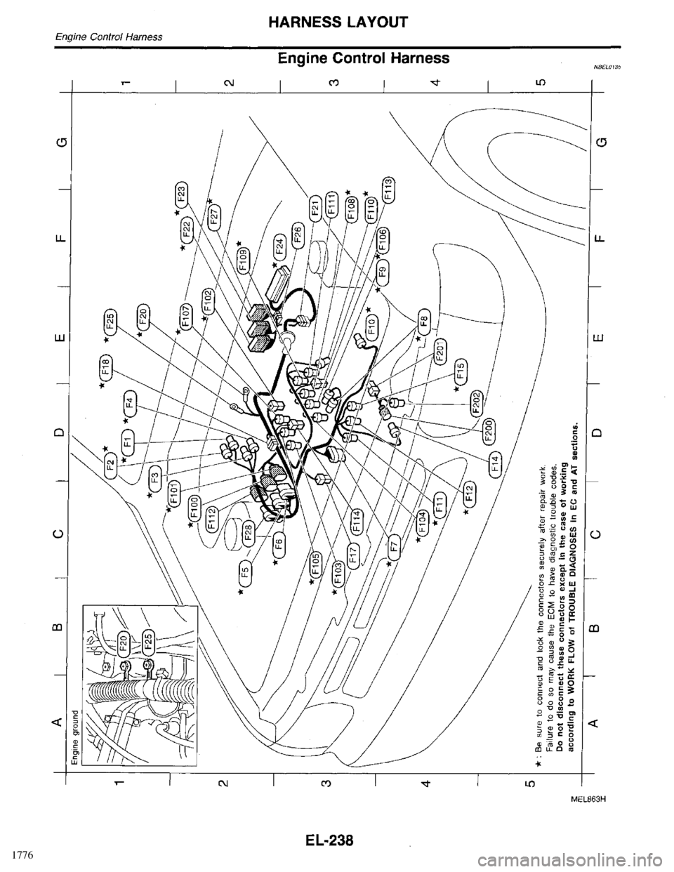 INFINITI QX4 1998  Factory Service Manual 1776 