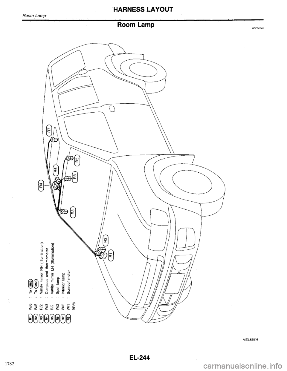 INFINITI QX4 1998  Factory Service Manual 1782 
