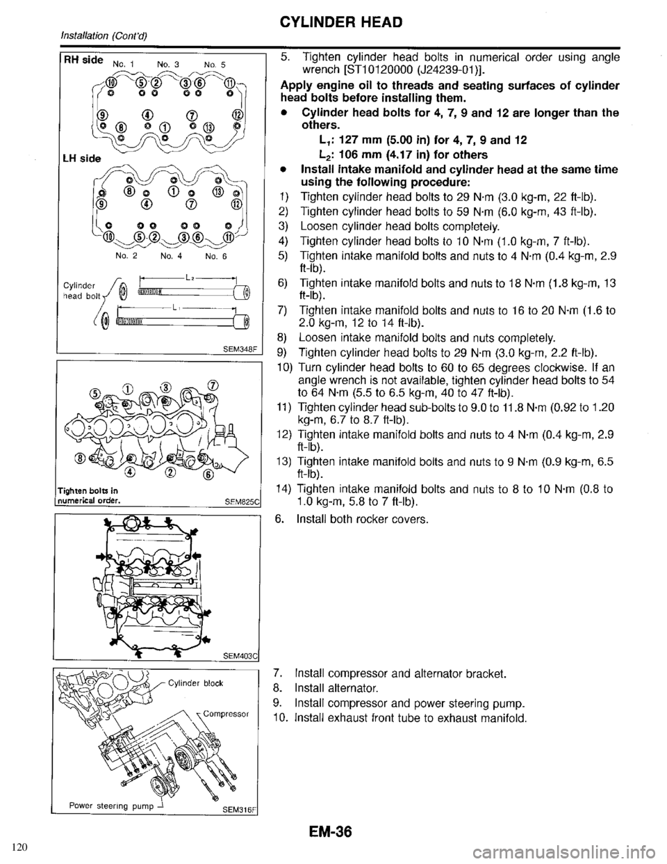 INFINITI QX4 1998  Factory Service Manual 120 