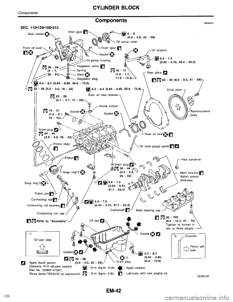 INFINITI QX4 1998  Factory Service Manual 126 