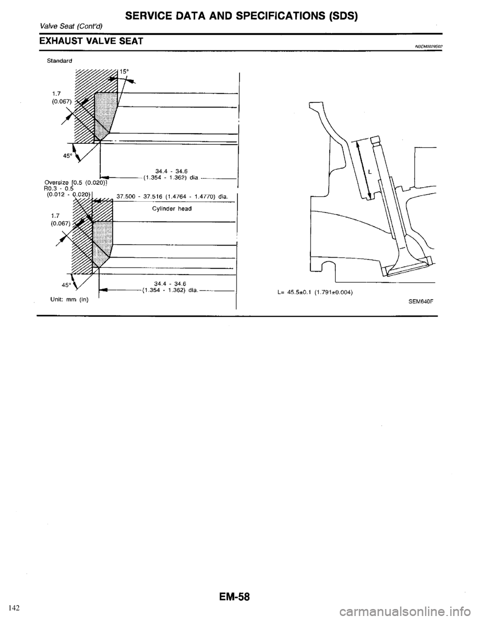 INFINITI QX4 1998  Factory Service Manual 142 