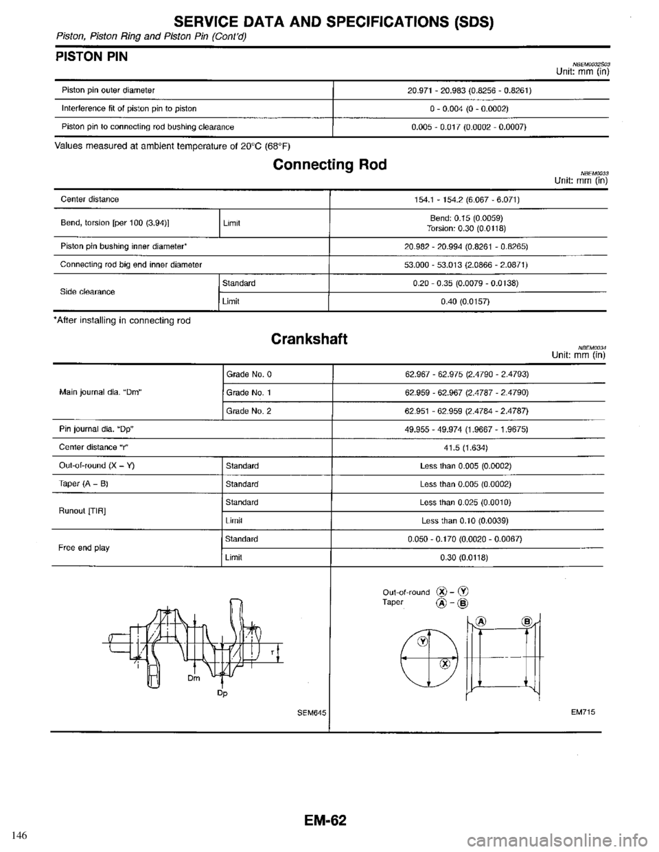 INFINITI QX4 1998  Factory Service Manual 146 