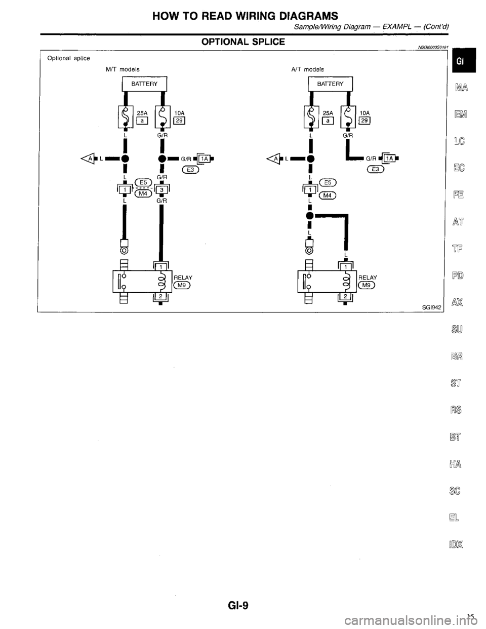 INFINITI QX4 1998  Factory Service Manual 15 
