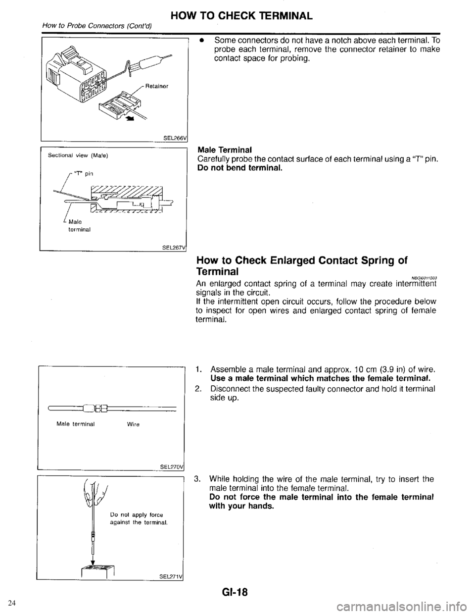 INFINITI QX4 1998  Factory Service Manual 24 