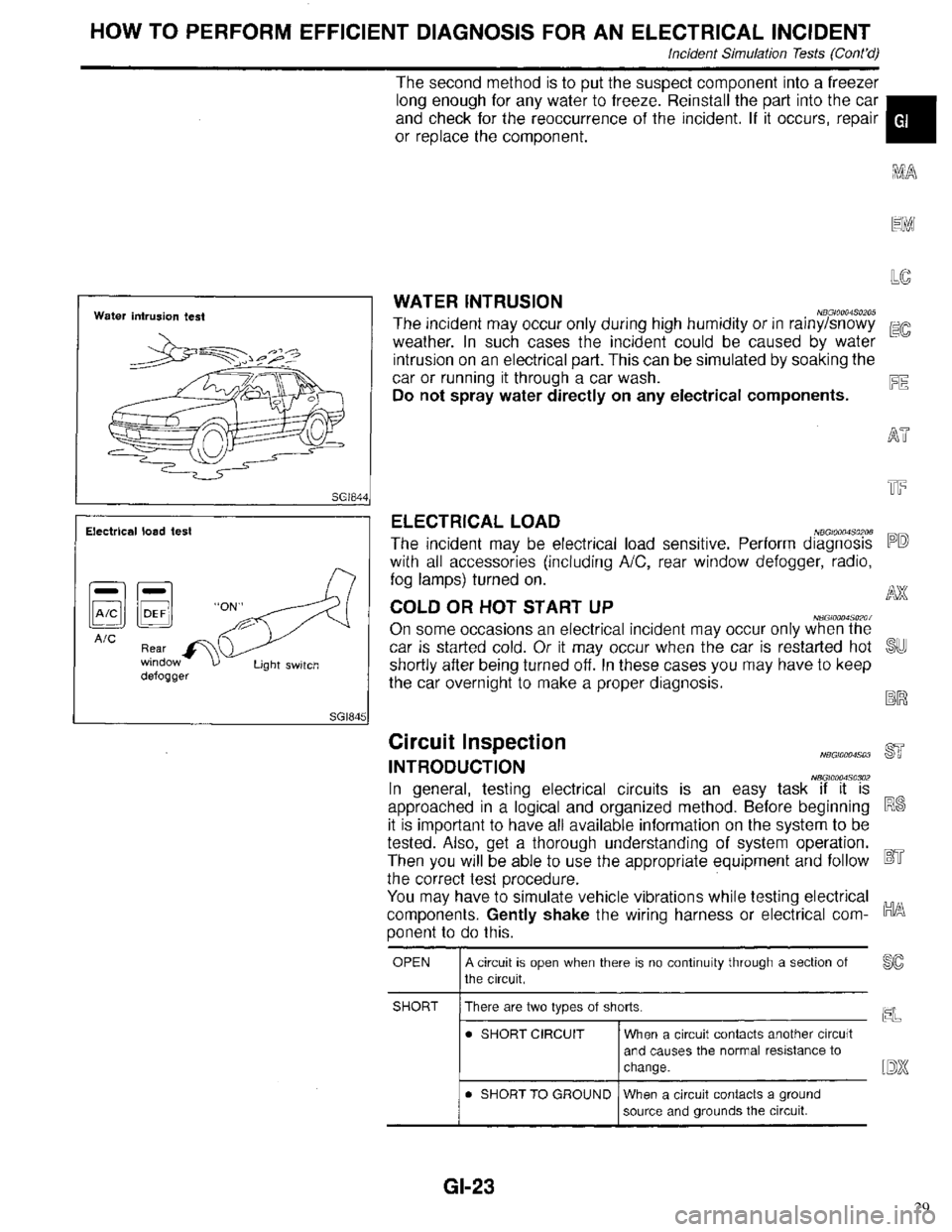 INFINITI QX4 1998  Factory Service Manual 29 