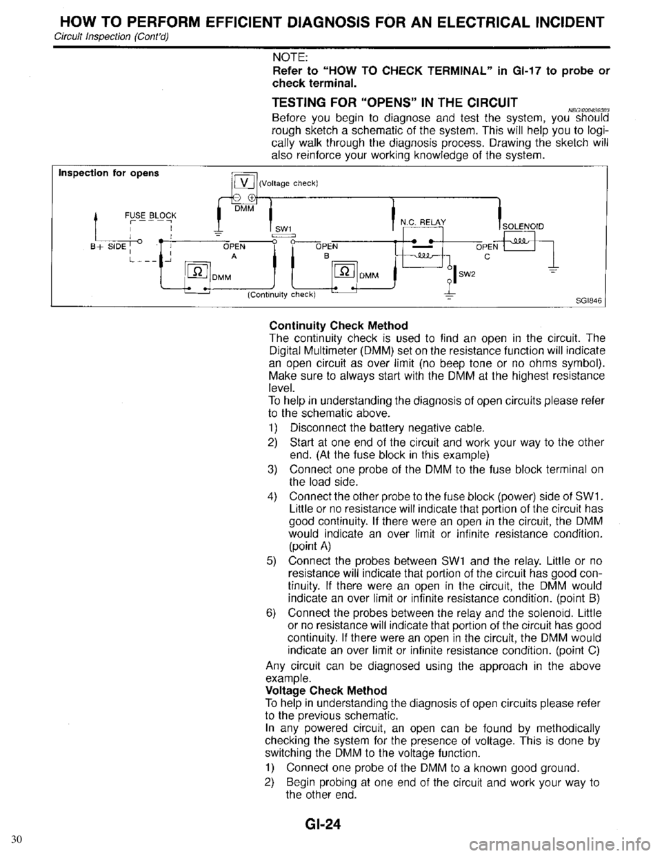 INFINITI QX4 1998  Factory Service Manual 30 