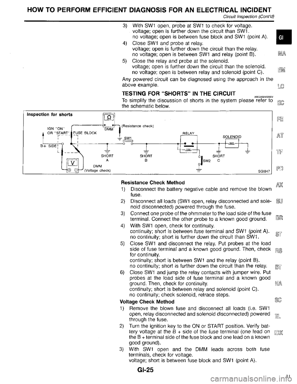 INFINITI QX4 1998  Factory Service Manual 31 