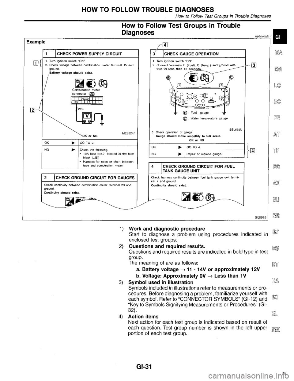 INFINITI QX4 1998  Factory Service Manual 37 