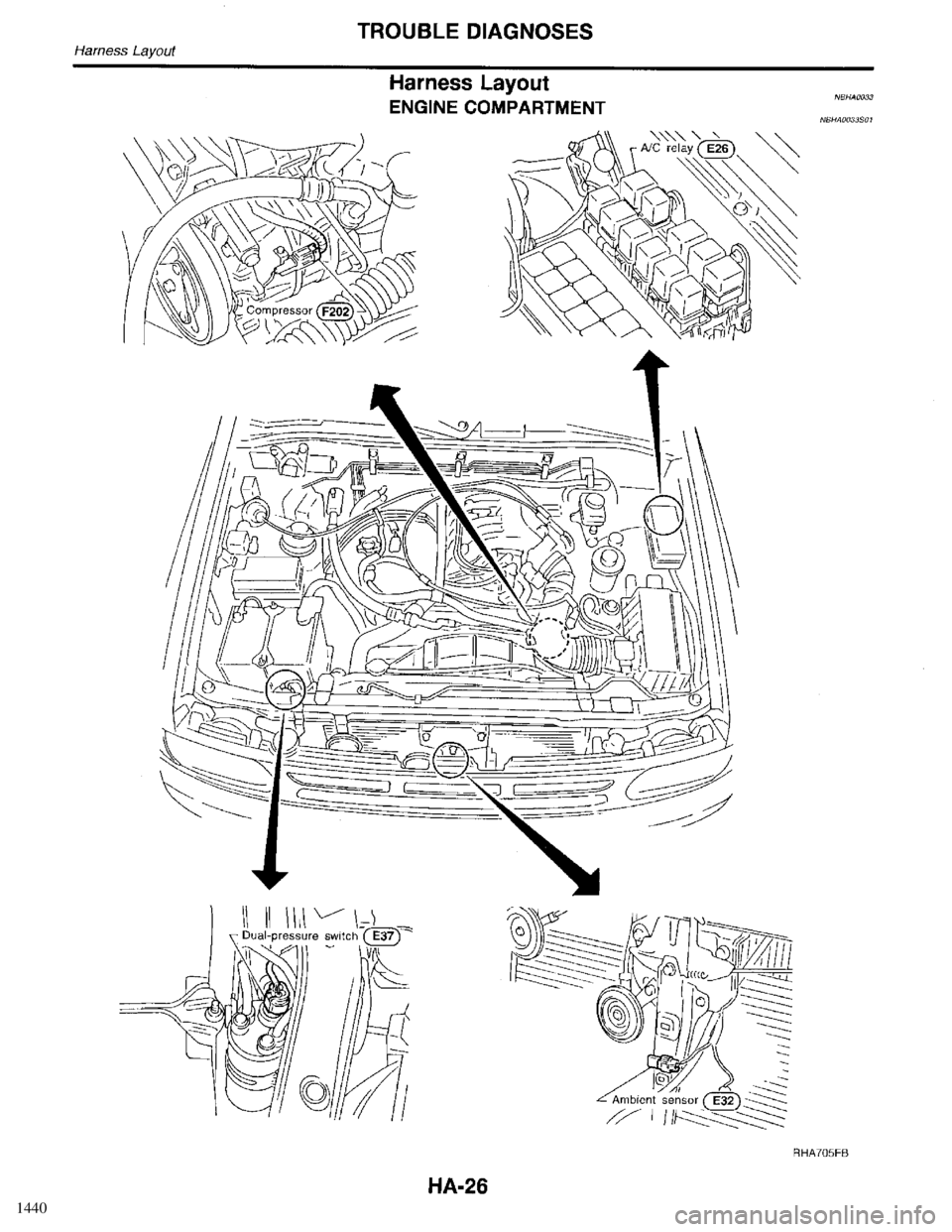 INFINITI QX4 1998  Factory Service Manual 1440 