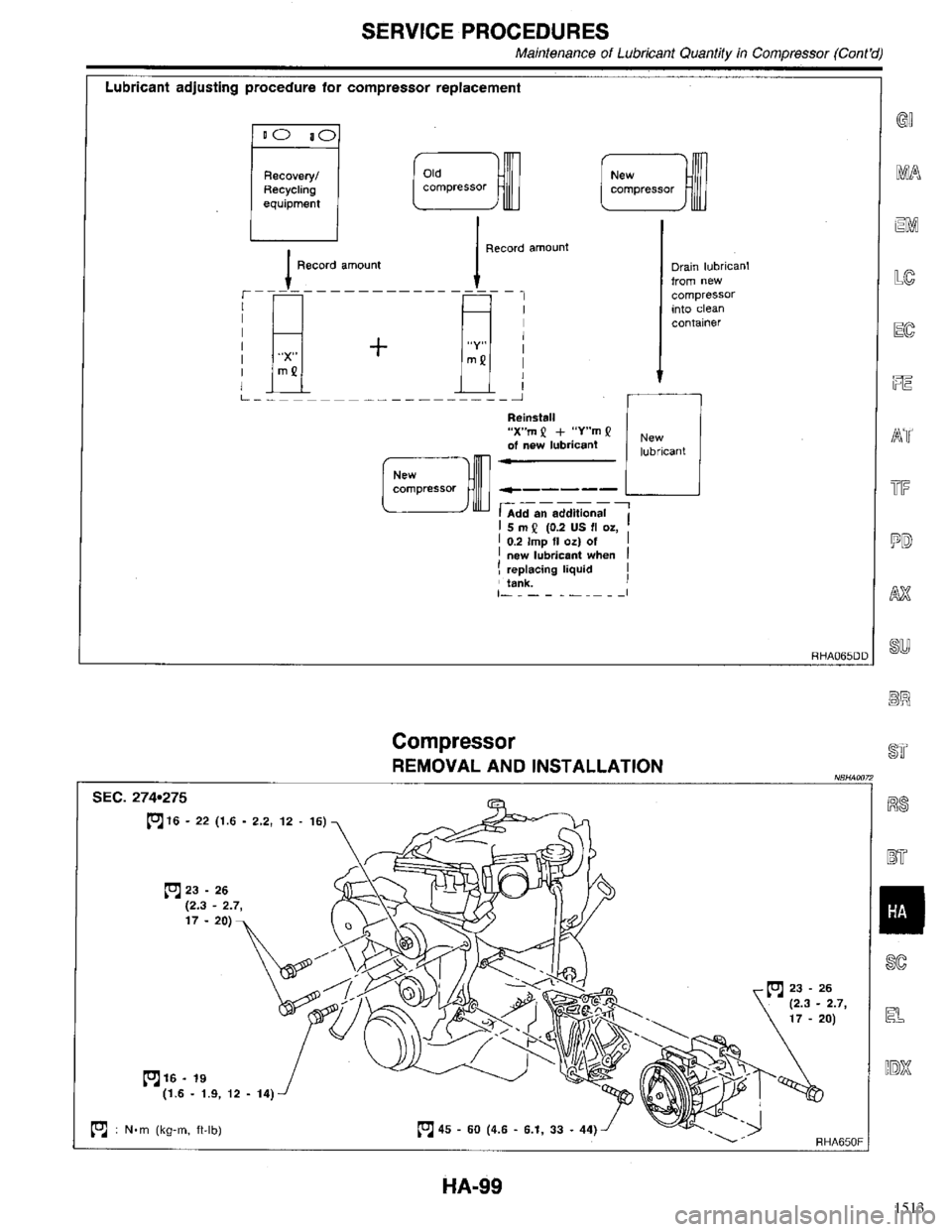 INFINITI QX4 1998  Factory Service Manual 1513 
