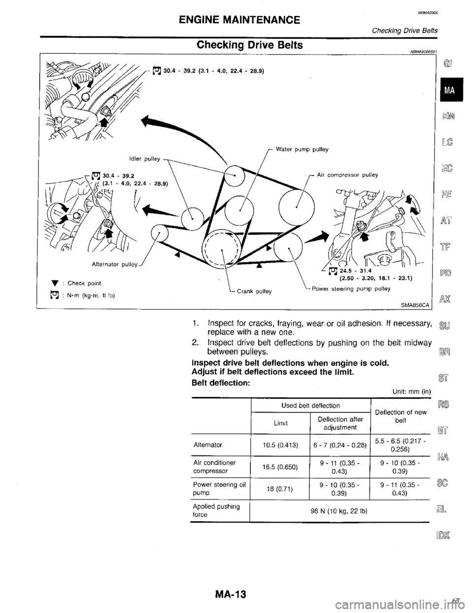 INFINITI QX4 1998  Factory Service Manual 67 