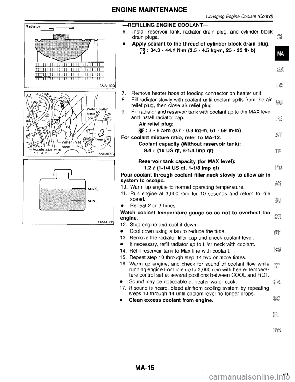 INFINITI QX4 1998  Factory Service Manual 69 