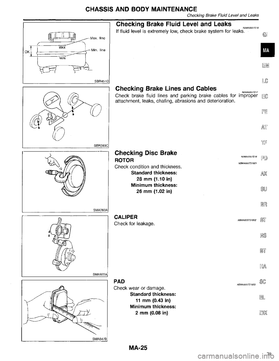 INFINITI QX4 1998  Factory Service Manual 79 