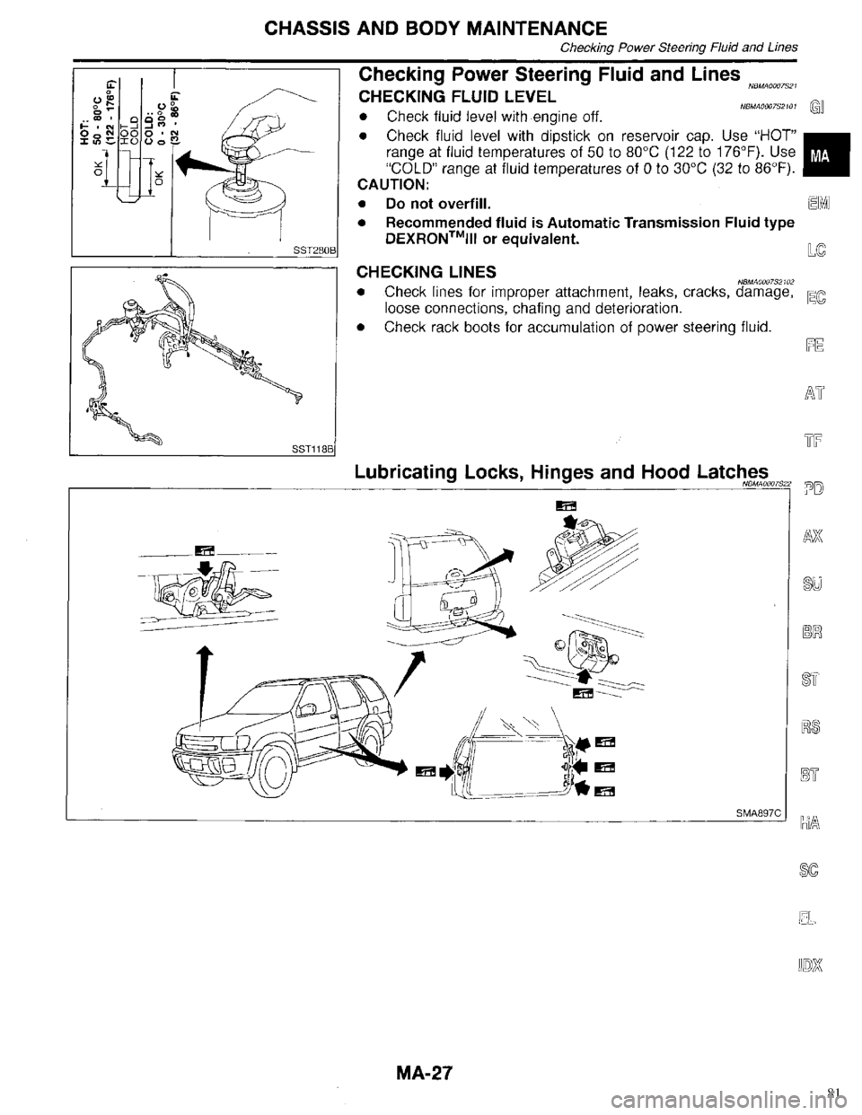 INFINITI QX4 1998  Factory Service Manual 81 