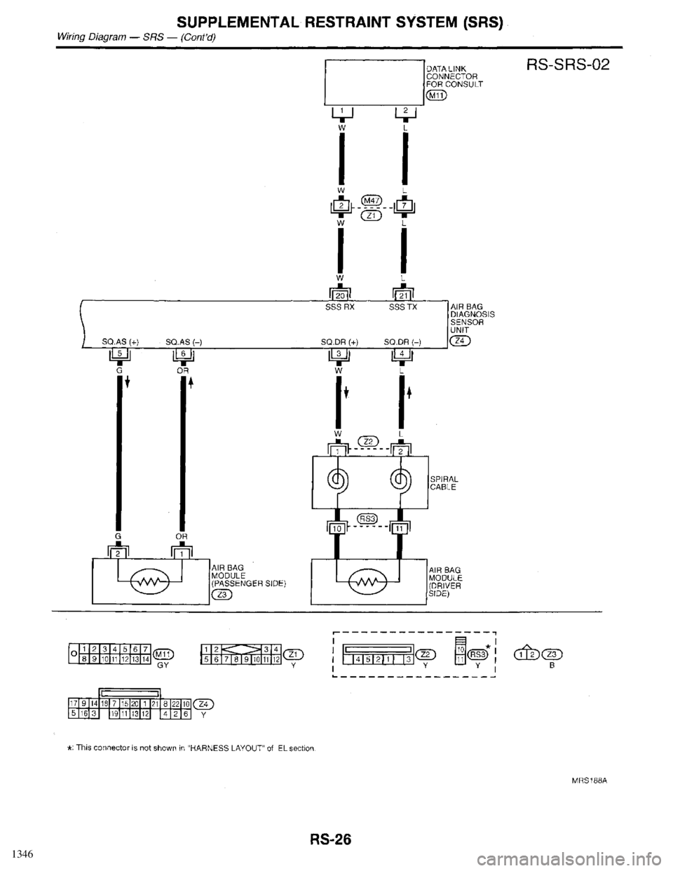 INFINITI QX4 1998  Factory Service Manual 1346 
