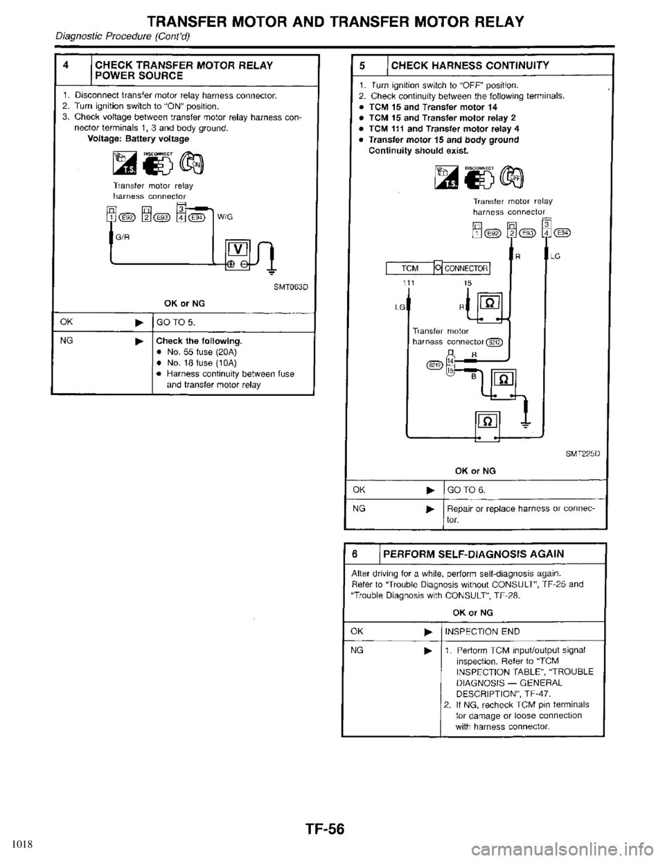 INFINITI QX4 1998  Factory Service Manual 1018 