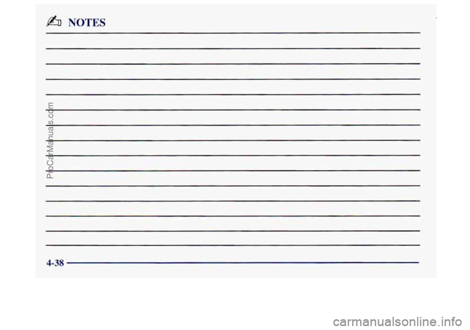 BUICK CENTURY 1997  Owners Manual & NOTES 
4-38 
ProCarManuals.com 