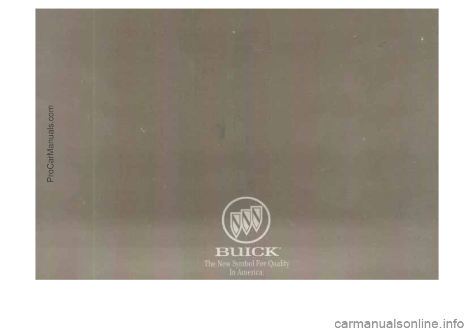 BUICK CENTURY 1997  Owners Manual ProCarManuals.com 