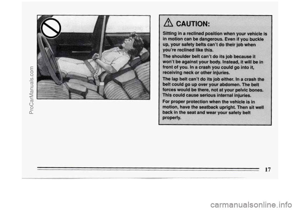 BUICK PARK AVENUE 1994  Owners Manual 17 
ProCarManuals.com 