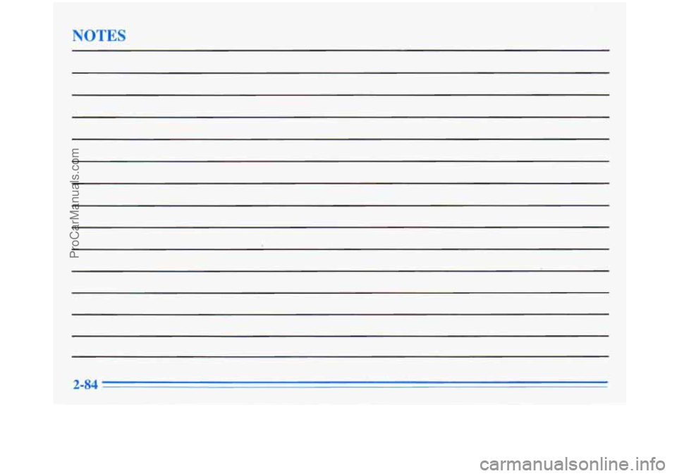 BUICK PARK AVENUE 1996  Owners Manual 2-84 
ProCarManuals.com 