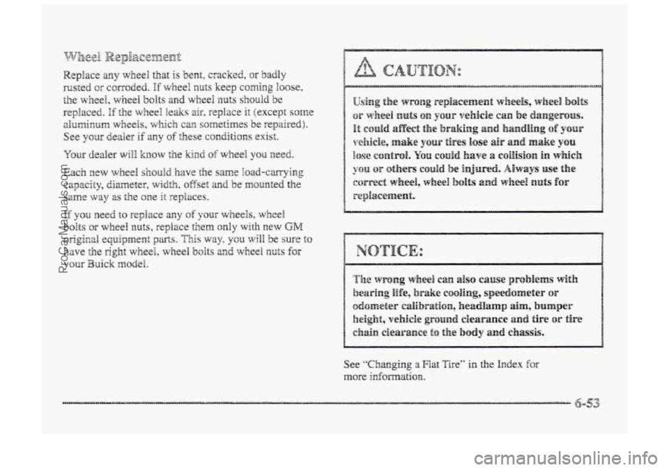 BUICK PARK AVENUE 1998  Owners Manual ProCarManuals.com 