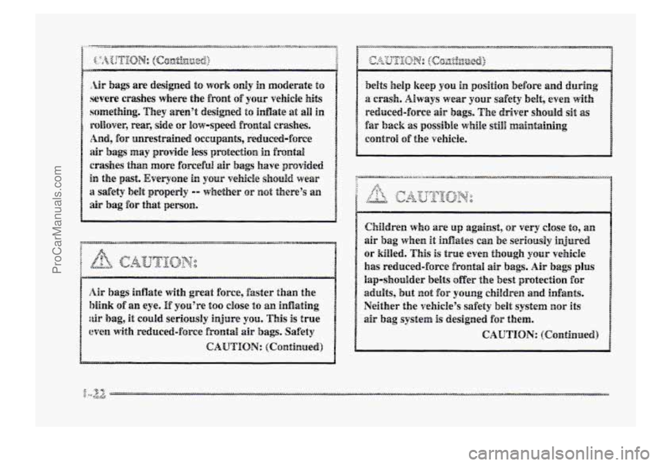 BUICK PARK AVENUE 1998  Owners Manual ProCarManuals.com 
