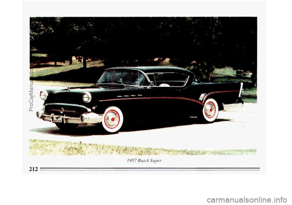 BUICK REGAL 1993  Owners Manual I957 Buick Super 
ProCarManuals.com 
