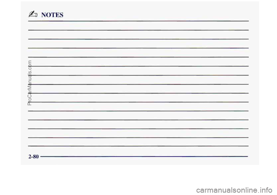 BUICK REGAL 1997  Owners Manual fi NOTES 
2-80 
ProCarManuals.com 