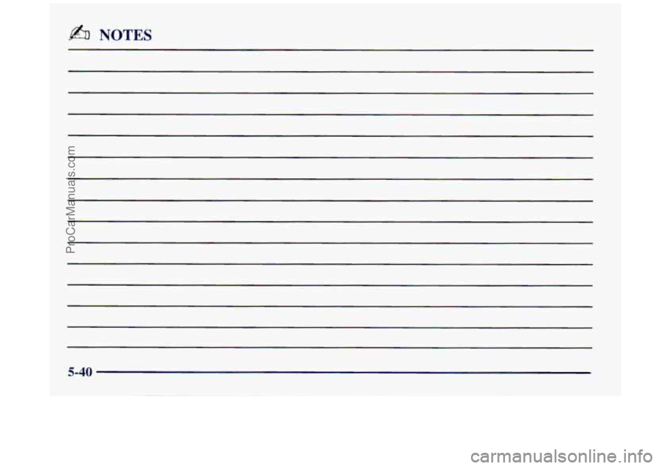 BUICK REGAL 1997  Owners Manual 5-40 
ProCarManuals.com 