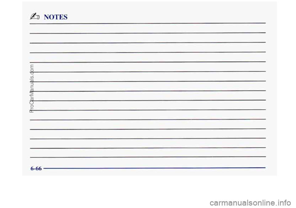 BUICK REGAL 1997  Owners Manual b NOTES 
ProCarManuals.com 