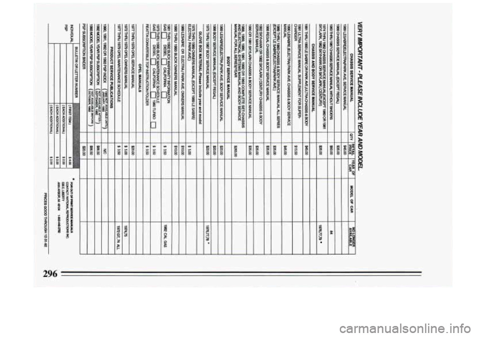 BUICK RIVIERA 1993  Owners Manual I 
E 
I 
i 
I1 
! 
I 8 - 
I 
b 
3QL  