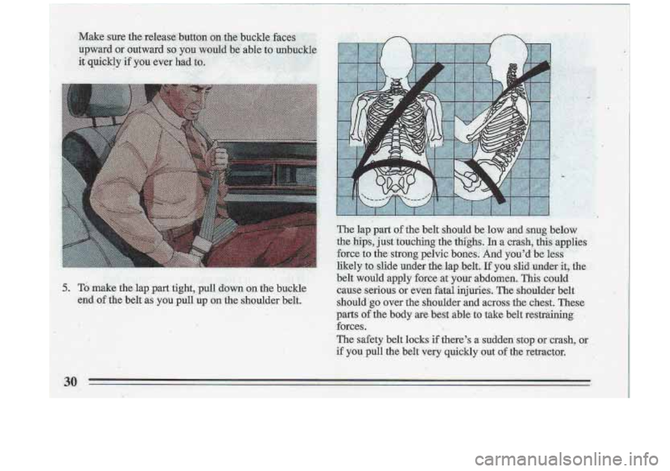 BUICK ROADMASTER 1993  Owners Manual 