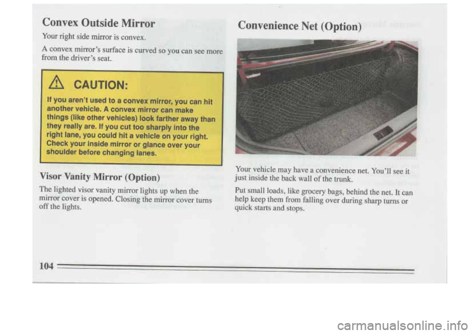 BUICK SKYLARK 1993  Owners Manual 