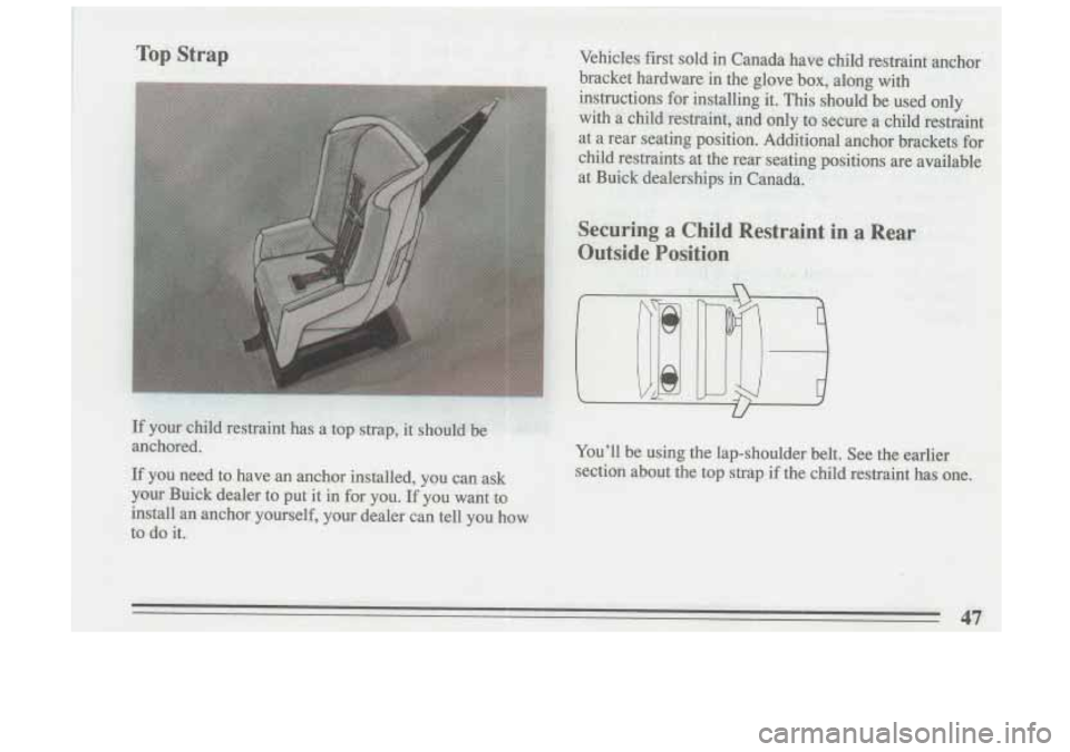 BUICK SKYLARK 1993  Owners Manual 