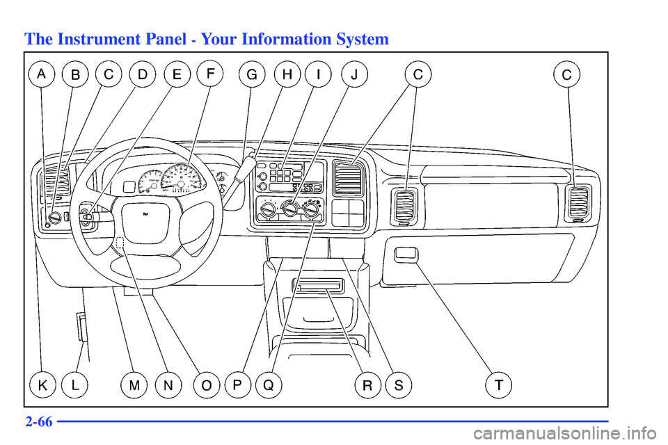 GMC SUBURBAN 1999  Owners Manual 2-66
The Instrument Panel - Your Information System 