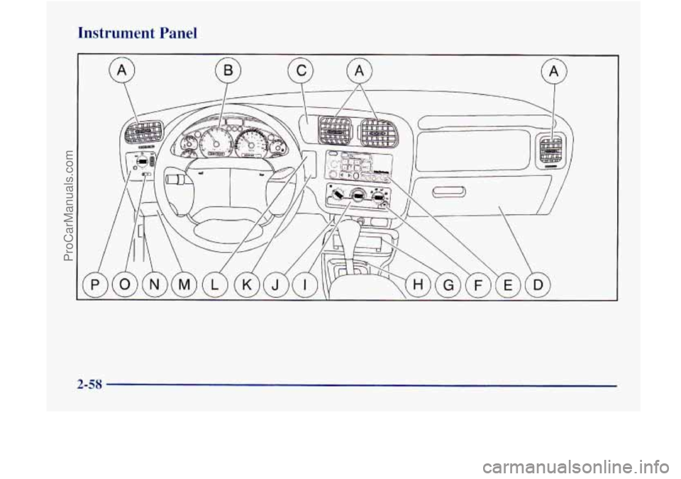 GMC ENVOY 1998  Owners Manual Instrument  Panel 
2-58 
ProCarManuals.com 