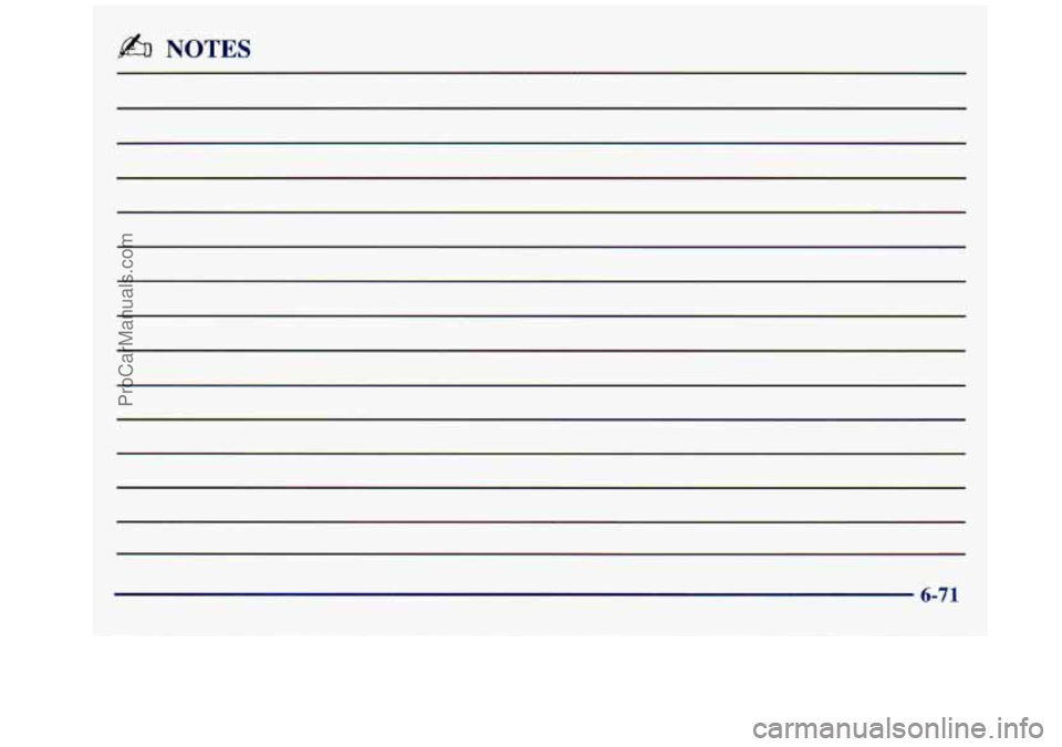 GMC SAVANA 1998  Owners Manual & NOTES 
6-71 
ProCarManuals.com 