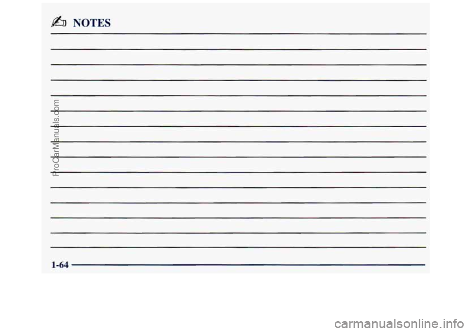 GMC SAVANA 1998  Owners Manual & NOTES 
1-64 
ProCarManuals.com 