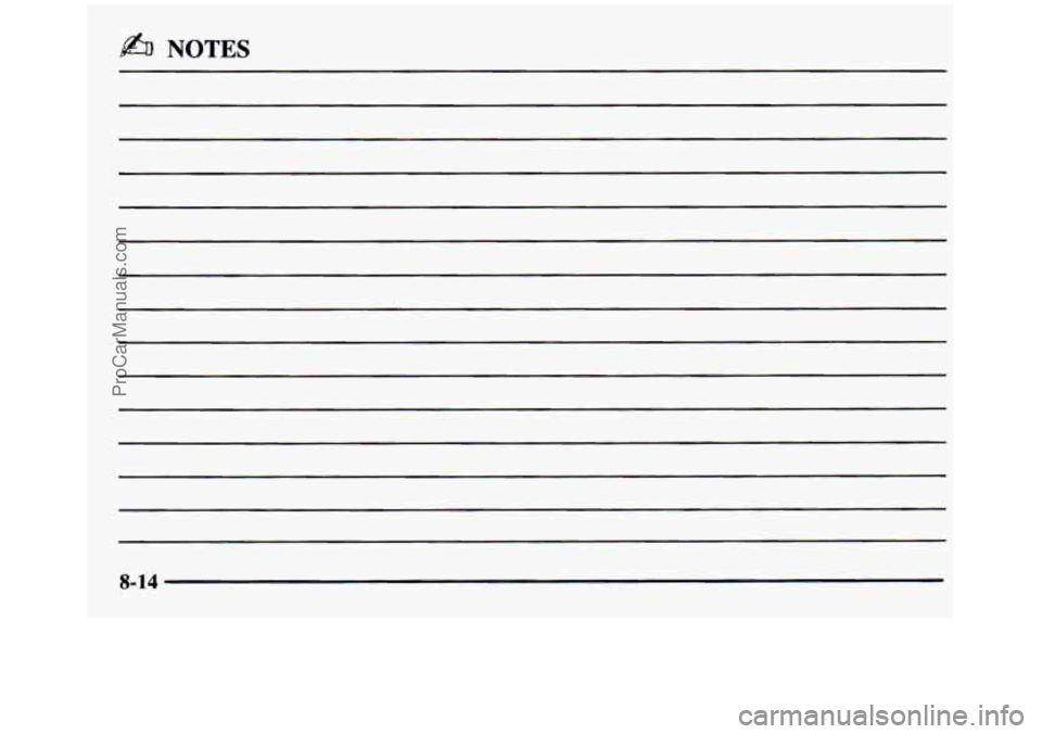 GMC SIERRA 1997  Owners Manual hl NOTES 
8-14 
ProCarManuals.com 